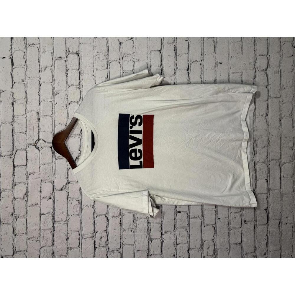 Levi's Men's White Graphic T-Shirt XL